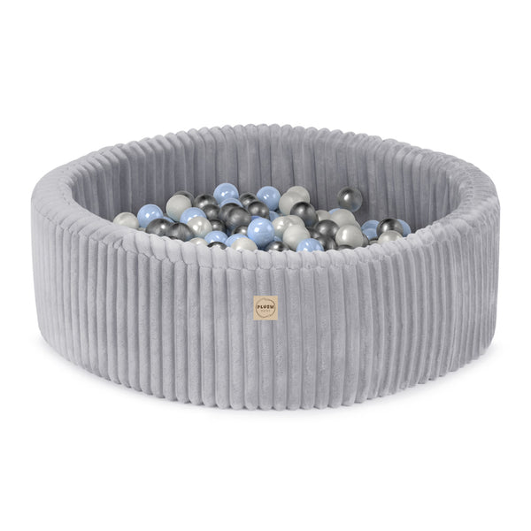 Pufas Plush Nest 90×30 cm, šviesiai mėlyna