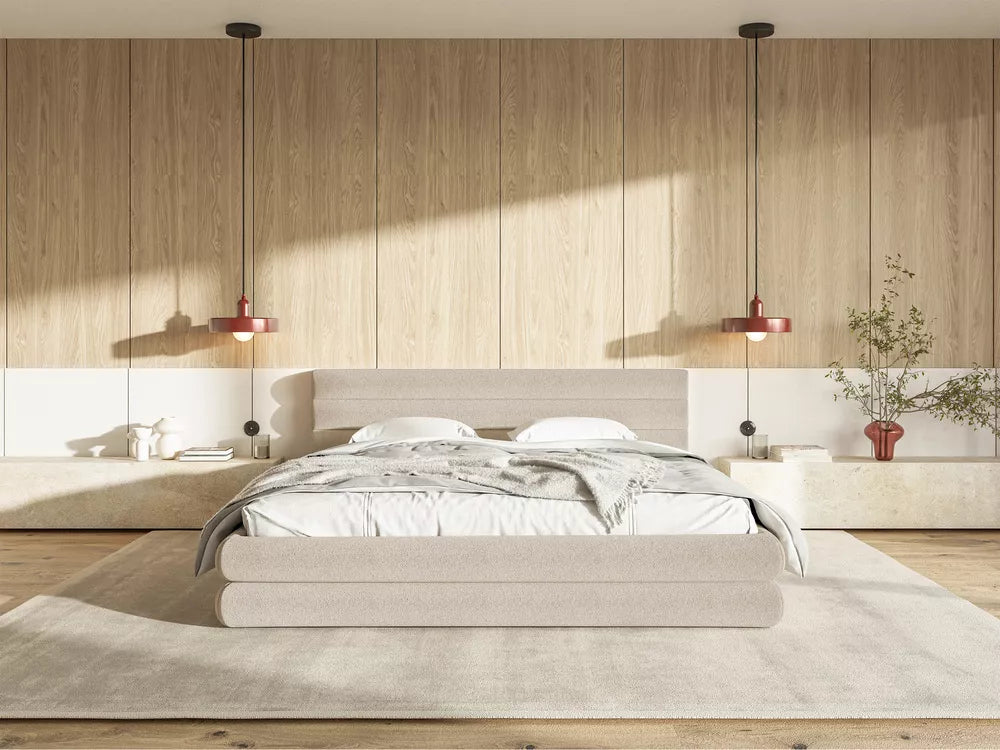 Lova Alegre, šviesiai smėlinė, 180x200 cm