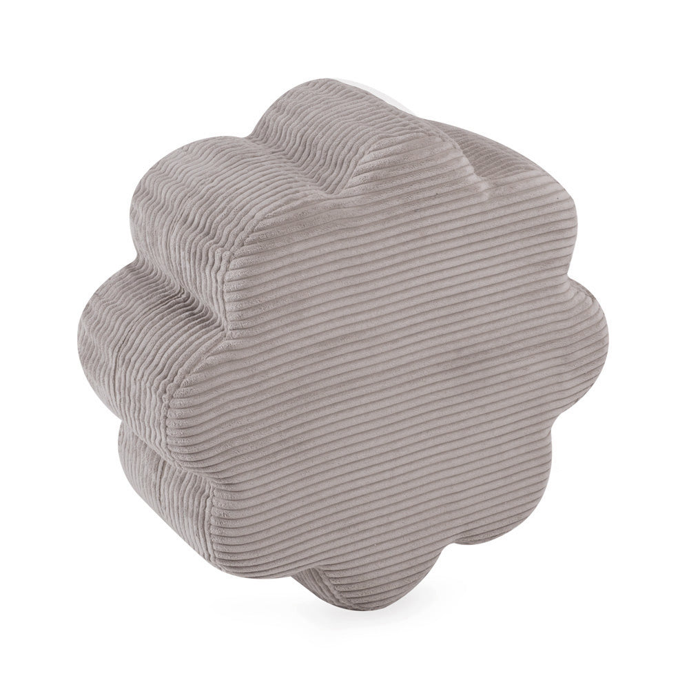 Pufas Gėlė Plush Nest 54×25 cm, smėlio, premium velvetas