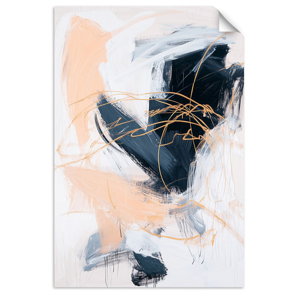 Lipni plakatas, Modernūs Abstraction imitaciniai dažai