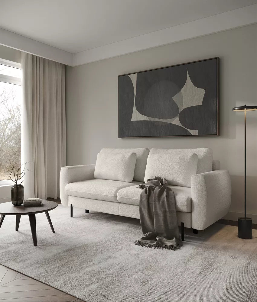 Trijų vietų sofa Rane, kreminė