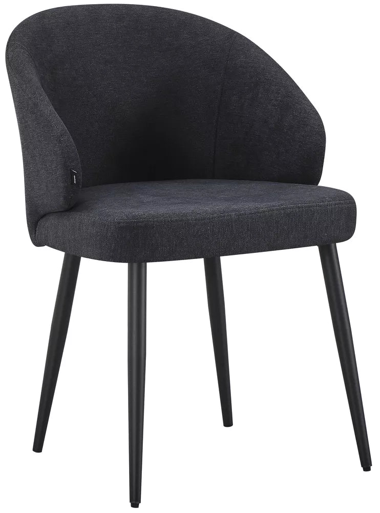 Minkšta kėdė Atiblle, grafitinė