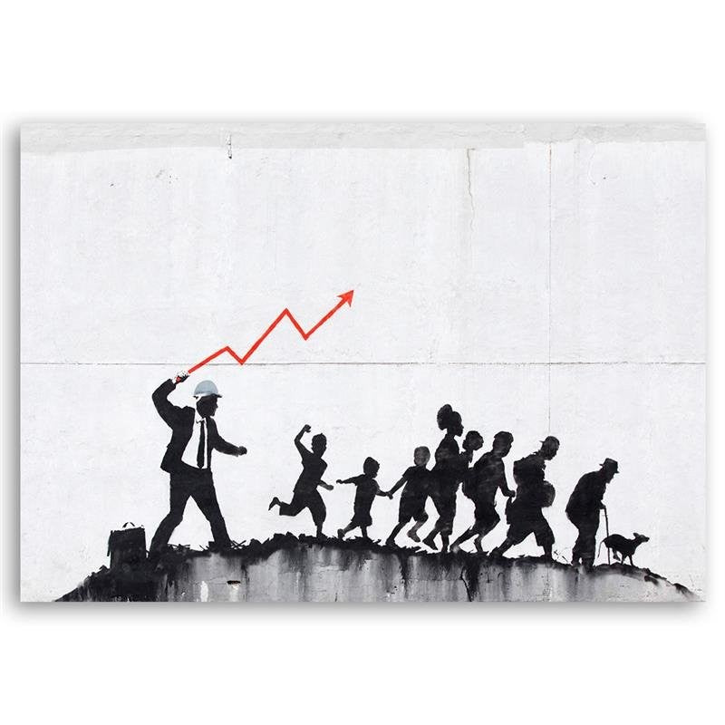 Paveikslas Ant Drobės, Banksy Ecomonic politika