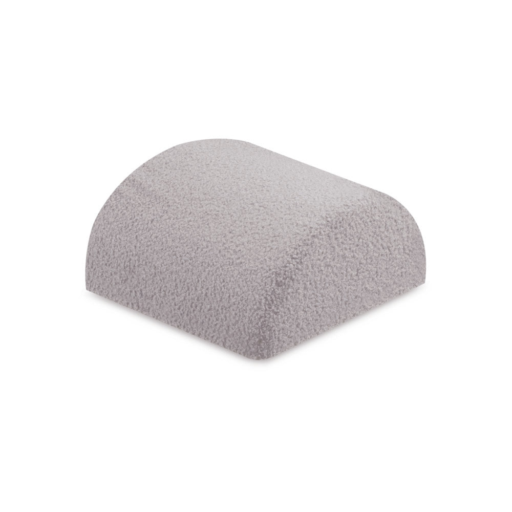 Žaidimų pilis Plush Nest, pilka, avikailio efekto, 150 kamuoliukų