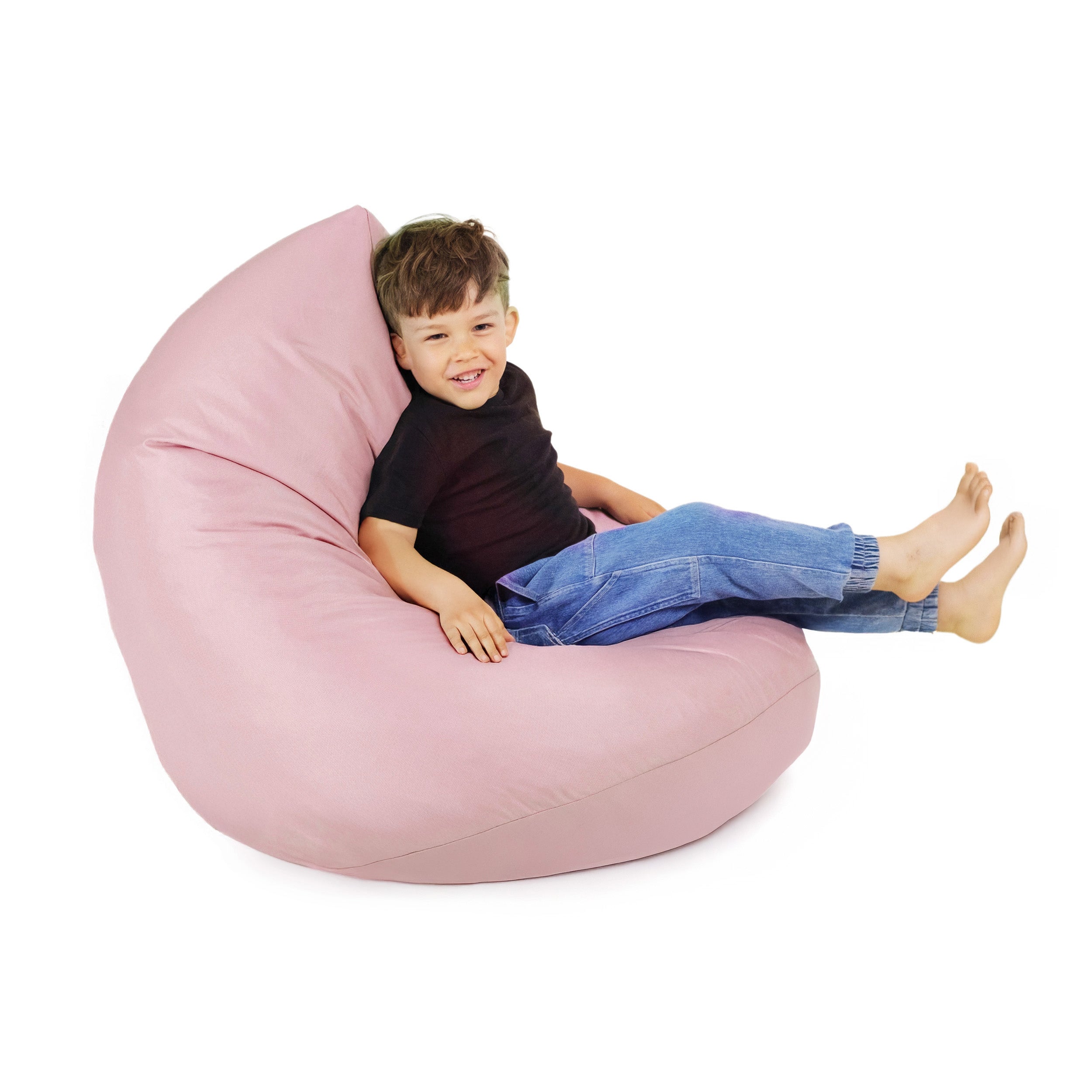 Sėdmaišis Plush Nest, rožinė, lauko, atsparus vandeniui
