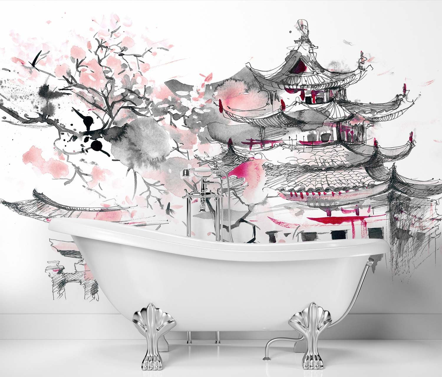 Fototapetai, Japoniška pagoda