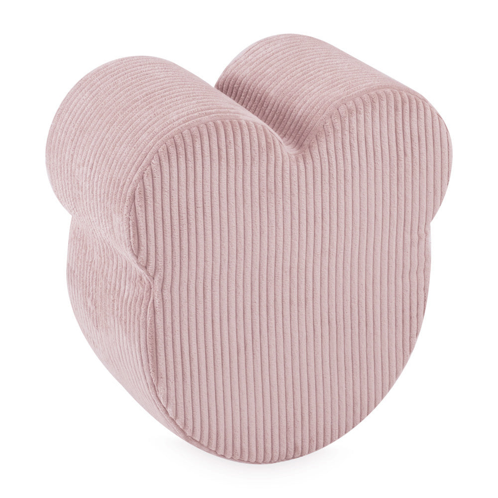 Pufas Meškiukas Plush Nest 46×25 cm, šviesiai rožinė, premium velvetas