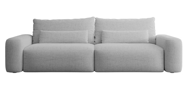 Trivietė sofa Carnos, pilka