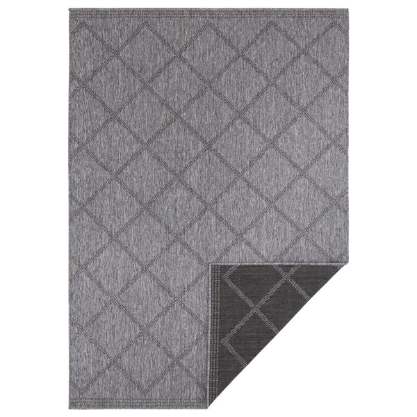 Dvipusis Lauko Kilimas Corsica Dark Grey