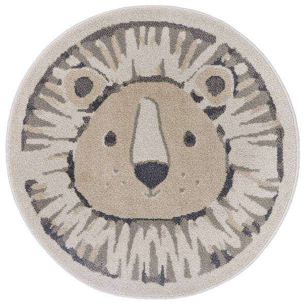 Apvalus Vaikiškas Kilimas Lion