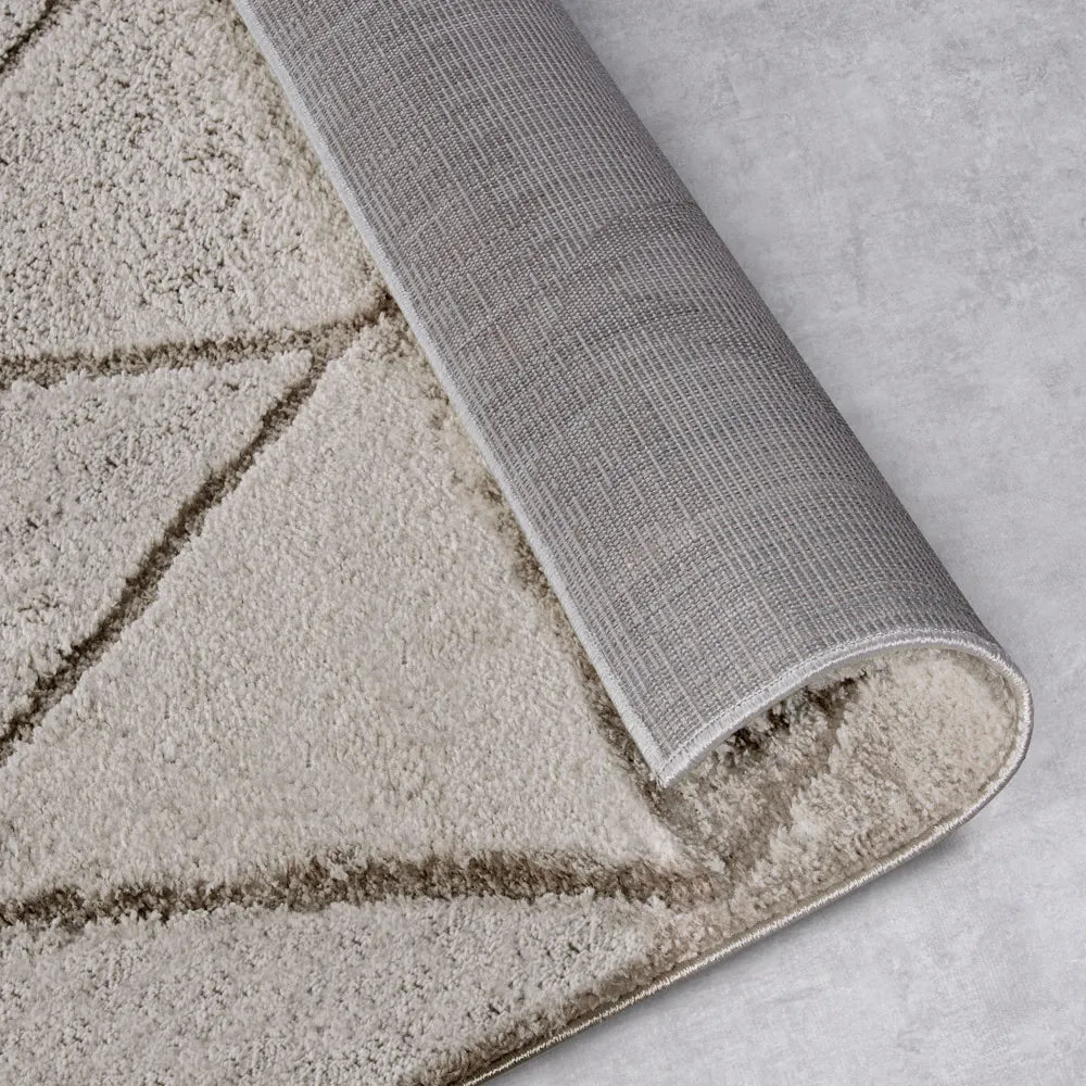 Trumpo Plauko Kilimas Perrotin Beige