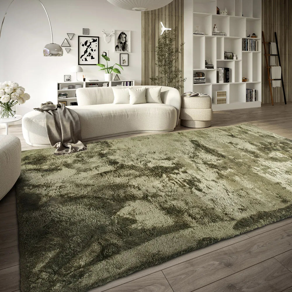 Ilgo Plauko Kilimas Cosy Green