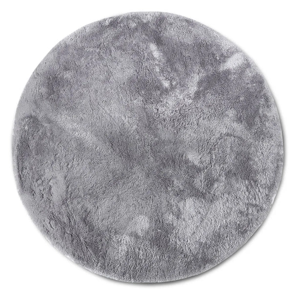 Apvalus Ilgo Plauko Kilimas Cosy Grey