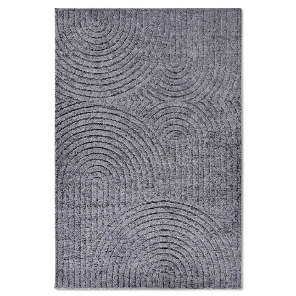Trumpo Plauko Kilimas Bohol Dark Grey