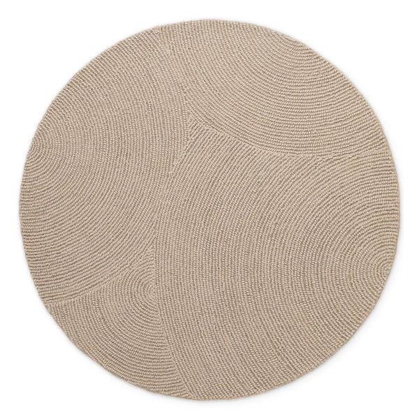 Apvalus Trumpo Plauko Kilimas Eleni Beige