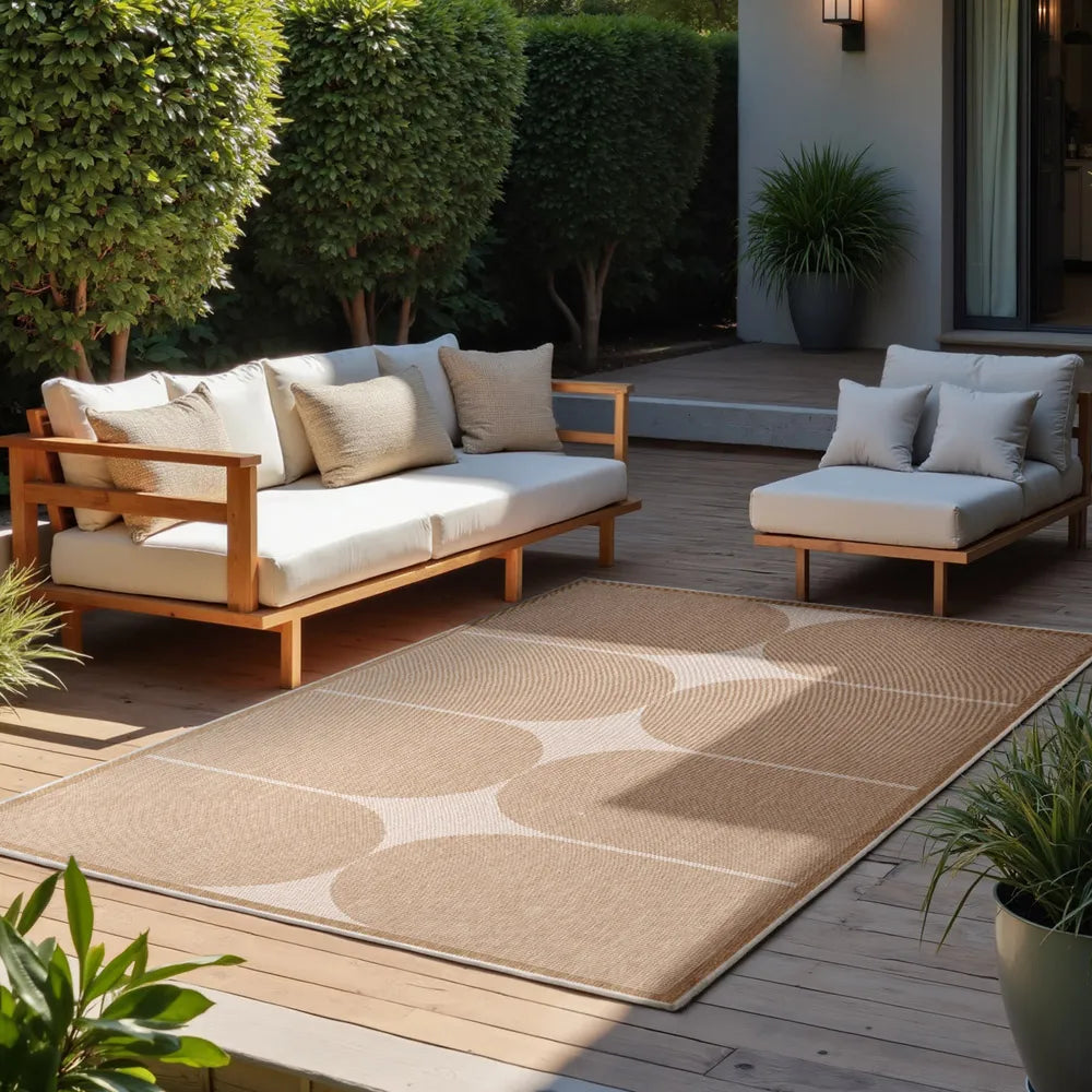 Dvipusis Lauko Kilimas Bowen Beige