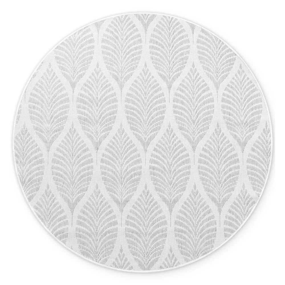 Dvipusis Apvalus Lauko Kilimas Liora Grey
