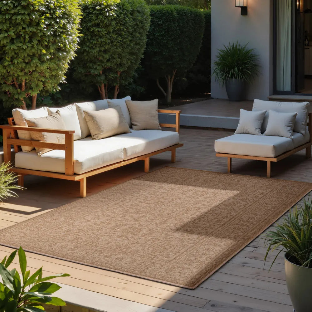 Dvipusis Lauko Kilimas Kona Beige