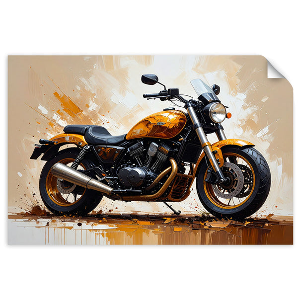 Lipni plakatas, Sportinis motociklas