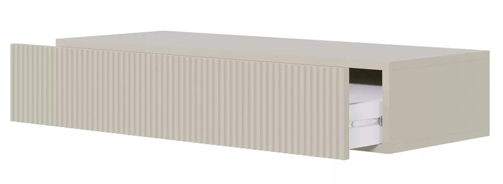 Pakabinama konsolė Veldio, pilkai smėlinė