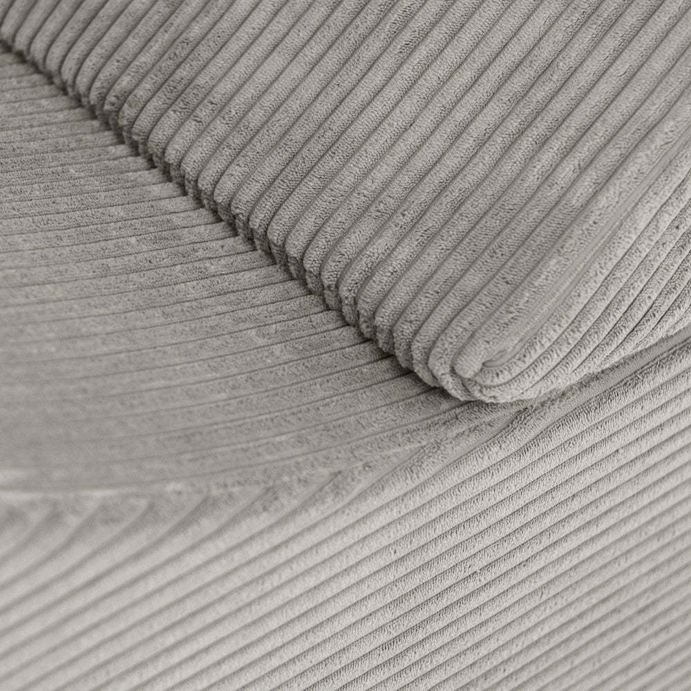 Išskleidžiamas Šezlongas Plush Nest 145×35×45 cm, smėlio, velvetas