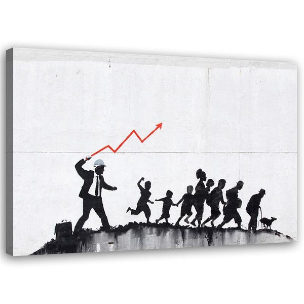 Paveikslas Ant Drobės, Banksy Ecomonic politika