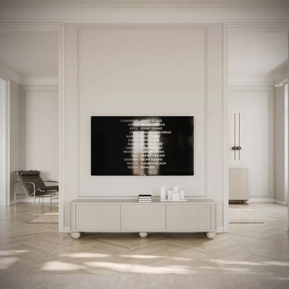 TV spintelė Arvello, smėlinė