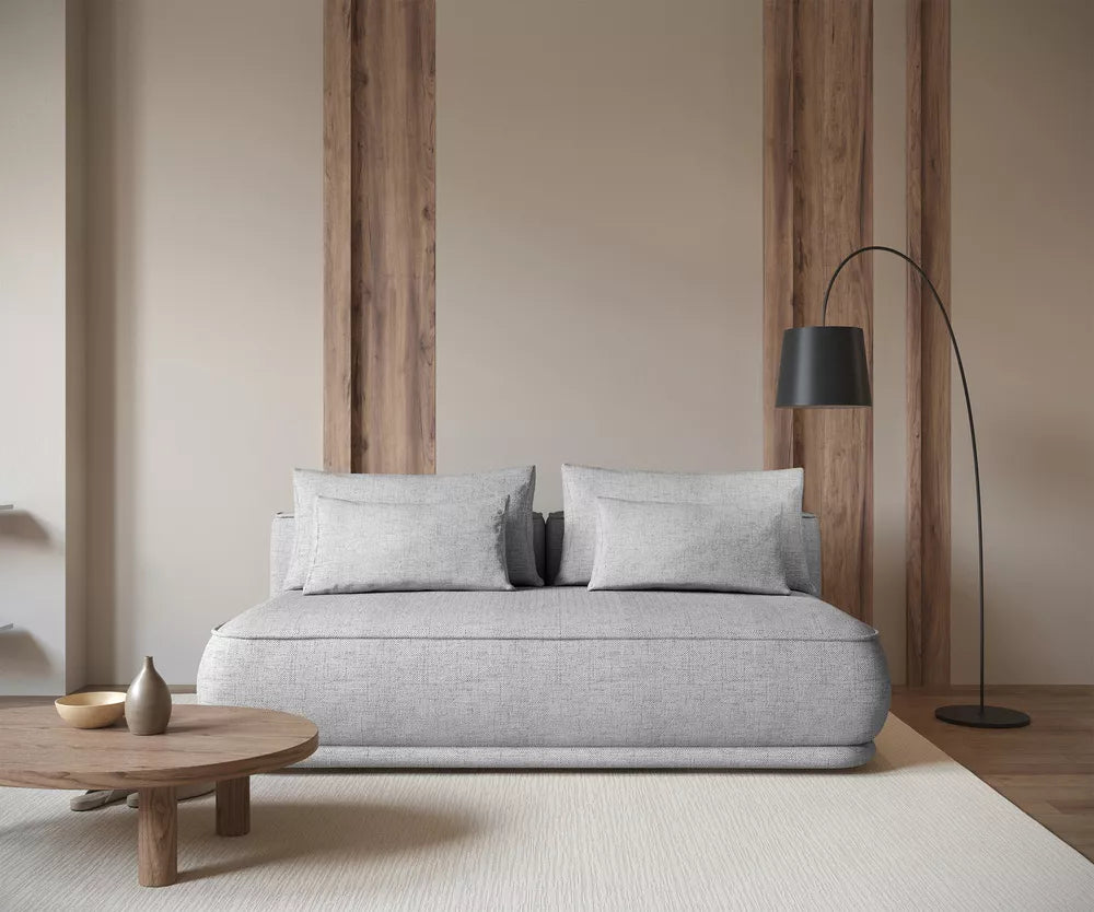Trijų vietų sofa-lova Leanno, pilka