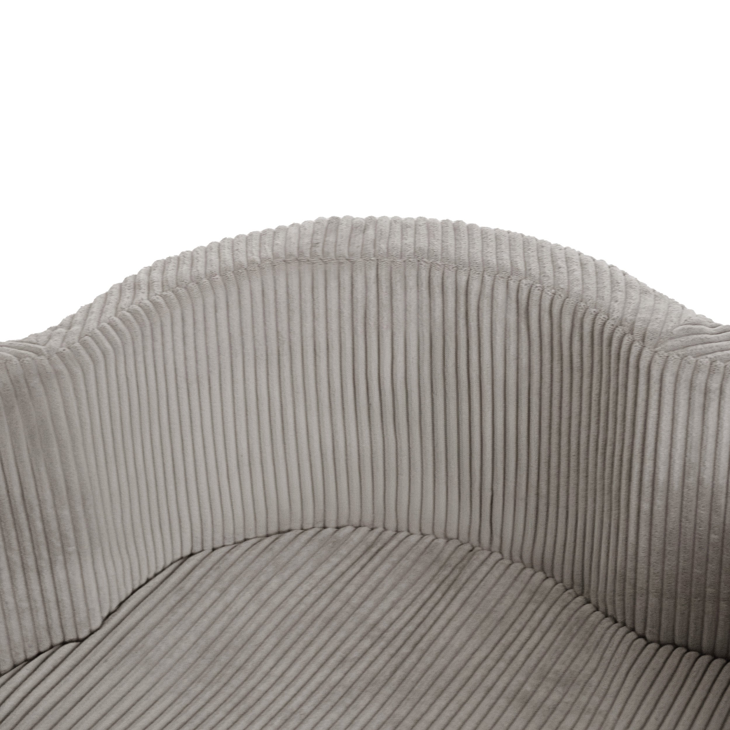 Kamuoliukų baseinas Plush Nest 95×30 cm, smėlio, premium velvetas, su kilimėliu, 200 kamuoliukų
