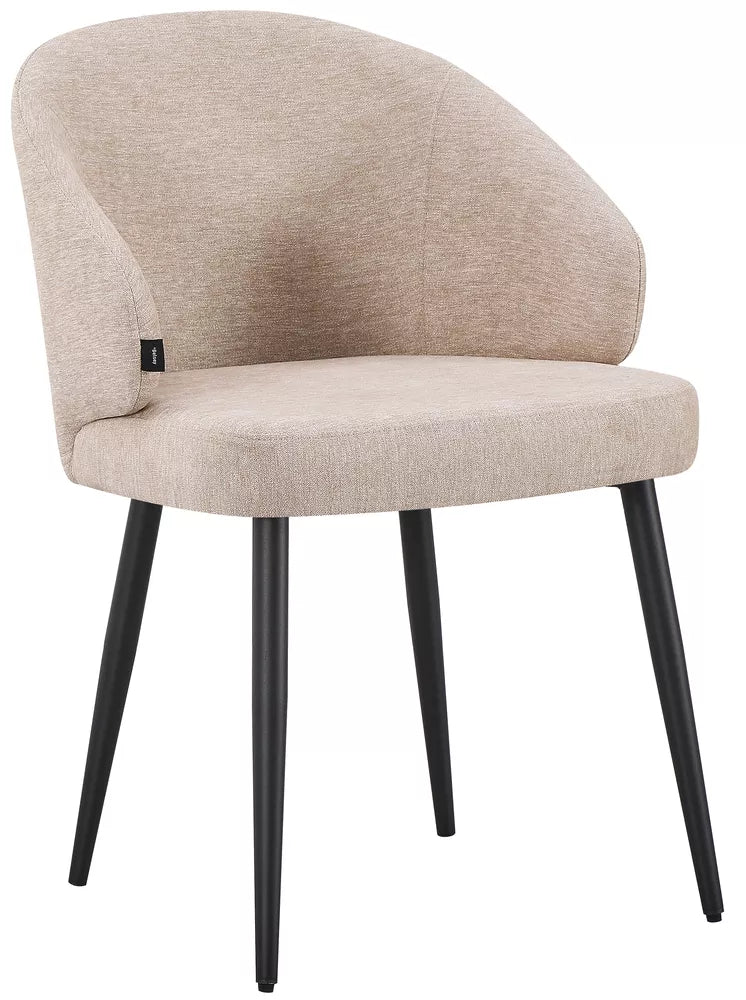 Minkšta kėdė Atiblle, tamsiai smėlinė