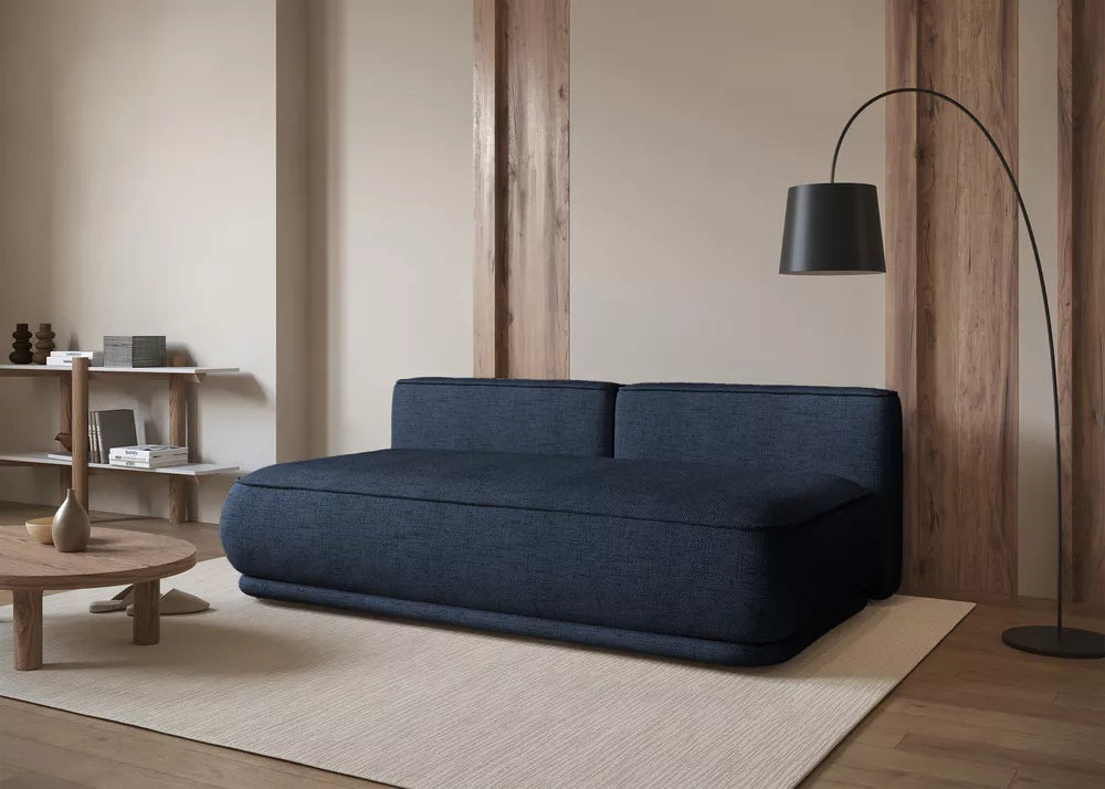 Trijų vietų sofa-lova Leanno, granatinė