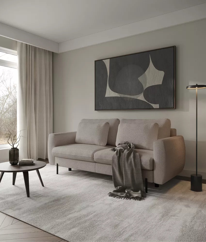 Trijų vietų sofa Rane, šviesiai ruda