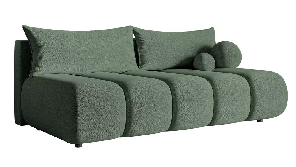 Trivietė sofa Dandelino Mini, šalavijo spalvos