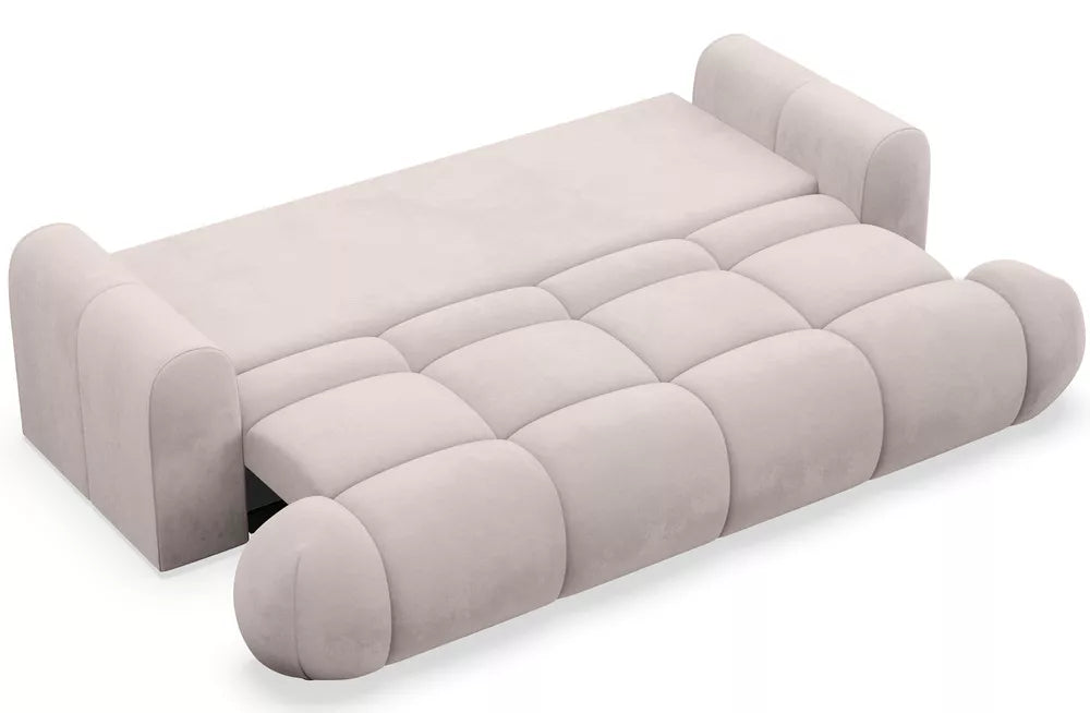 Trivietė sofa Ombo Doce, pilkai smėlinė
