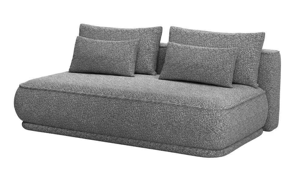 Trivietė sofa Leanno, pilka