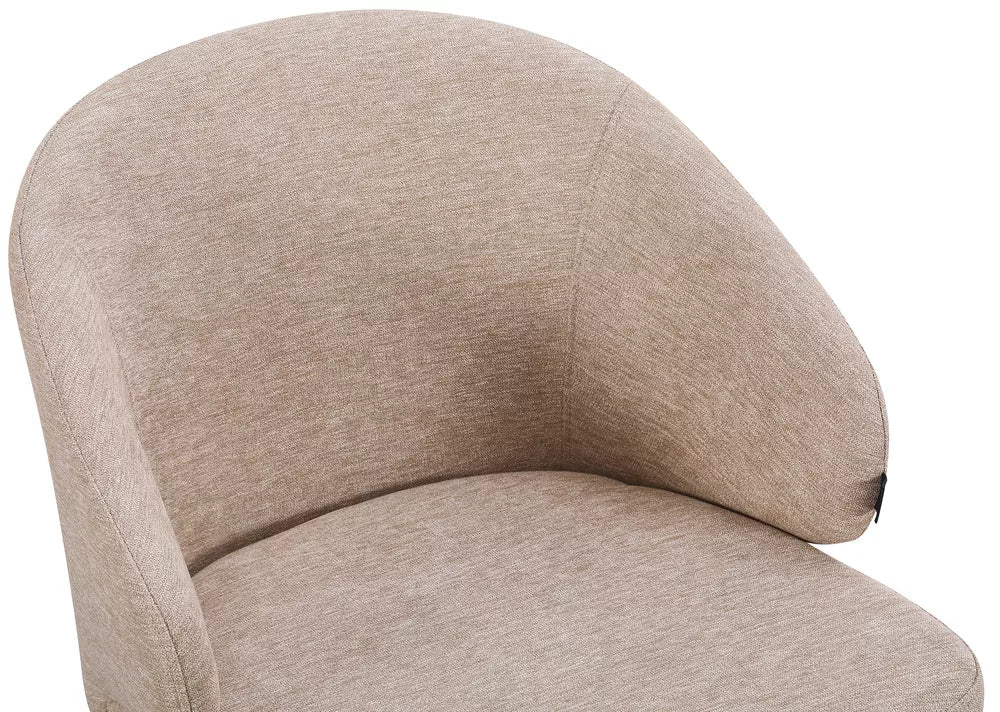 Minkšta kėdė Atiblle, tamsiai smėlinė