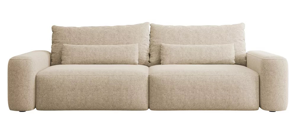 Trivietė sofa Carnos, smėlinė