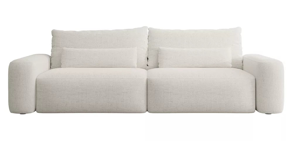 Trivietė sofa Carnos, kreminė
