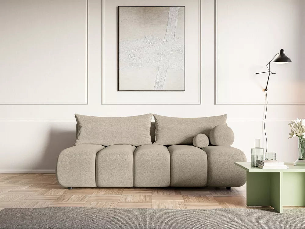 Trivietė sofa Dandelino Mini, šviesiai smėlinė