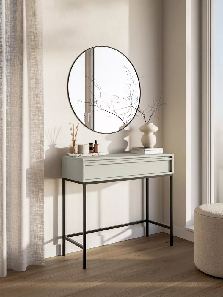 Konsolė Evo su stalčiumi ir 90 cm rėmu, Salotinė