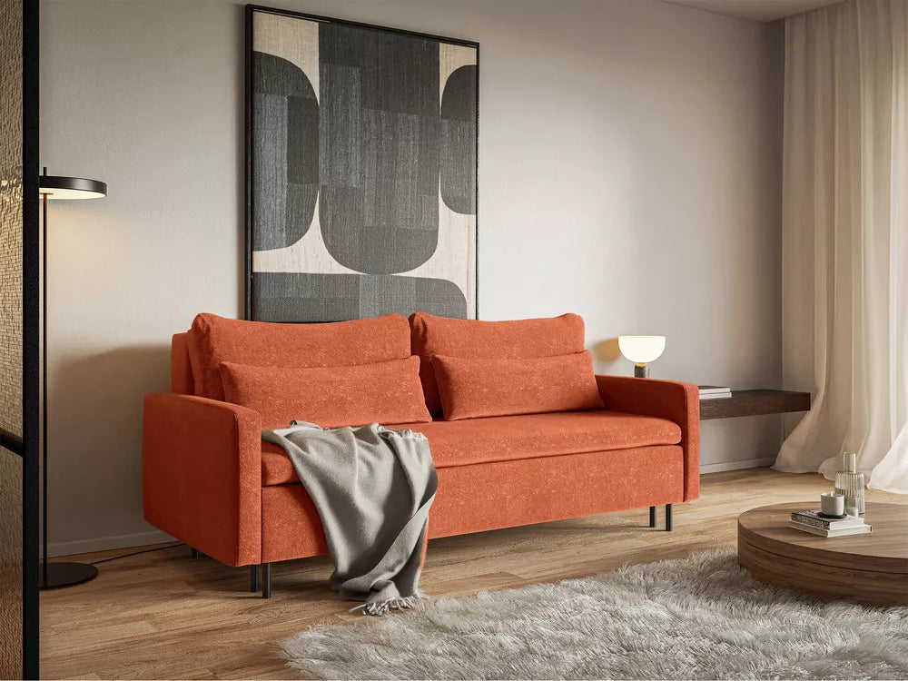 Trivietė sofa Umpro, vario spalvos