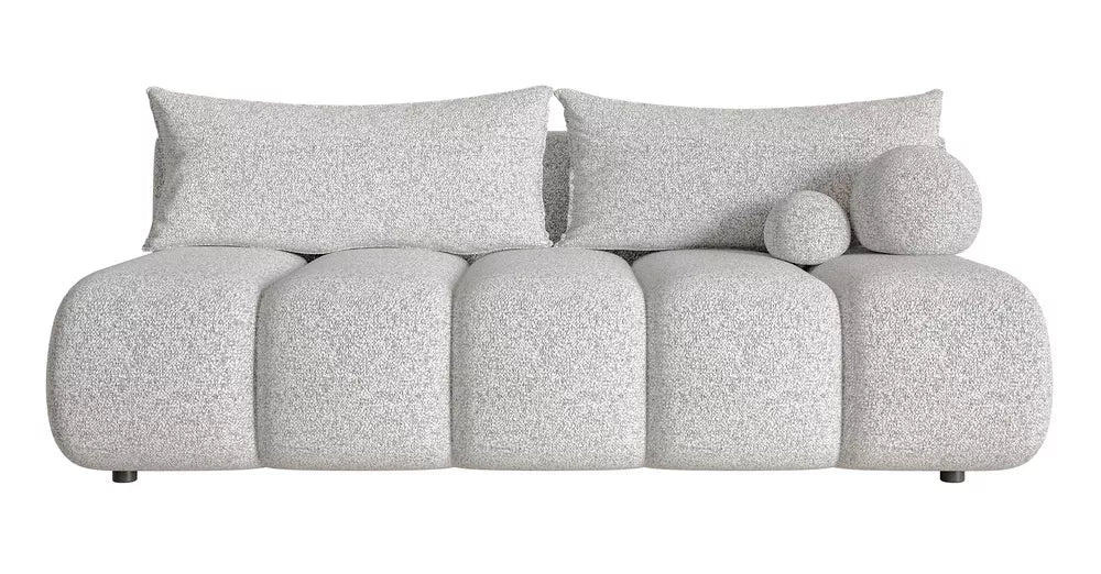 Tritvietė sofa Dandelino Mini, šviesiai pilka