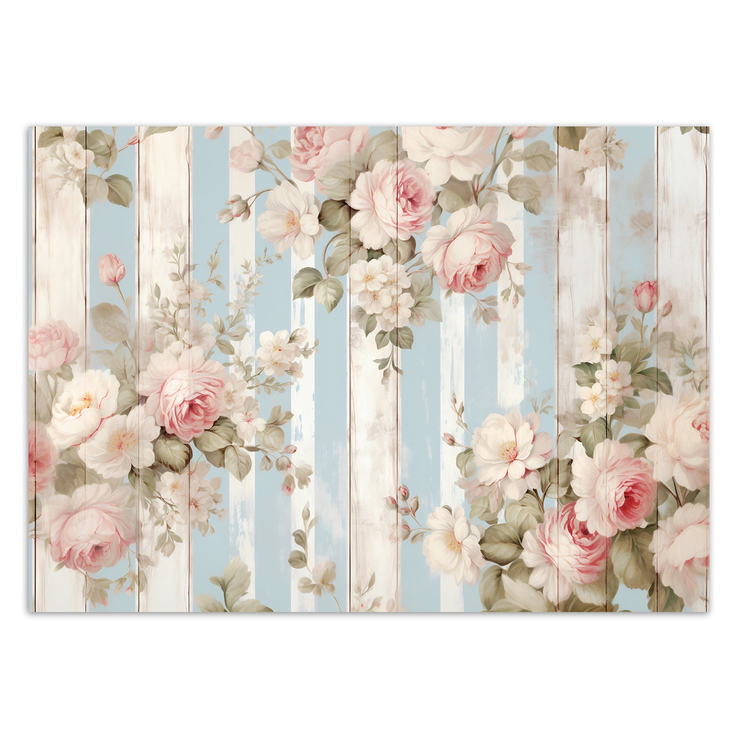 Fototapetai, Shabby Chic gėlės