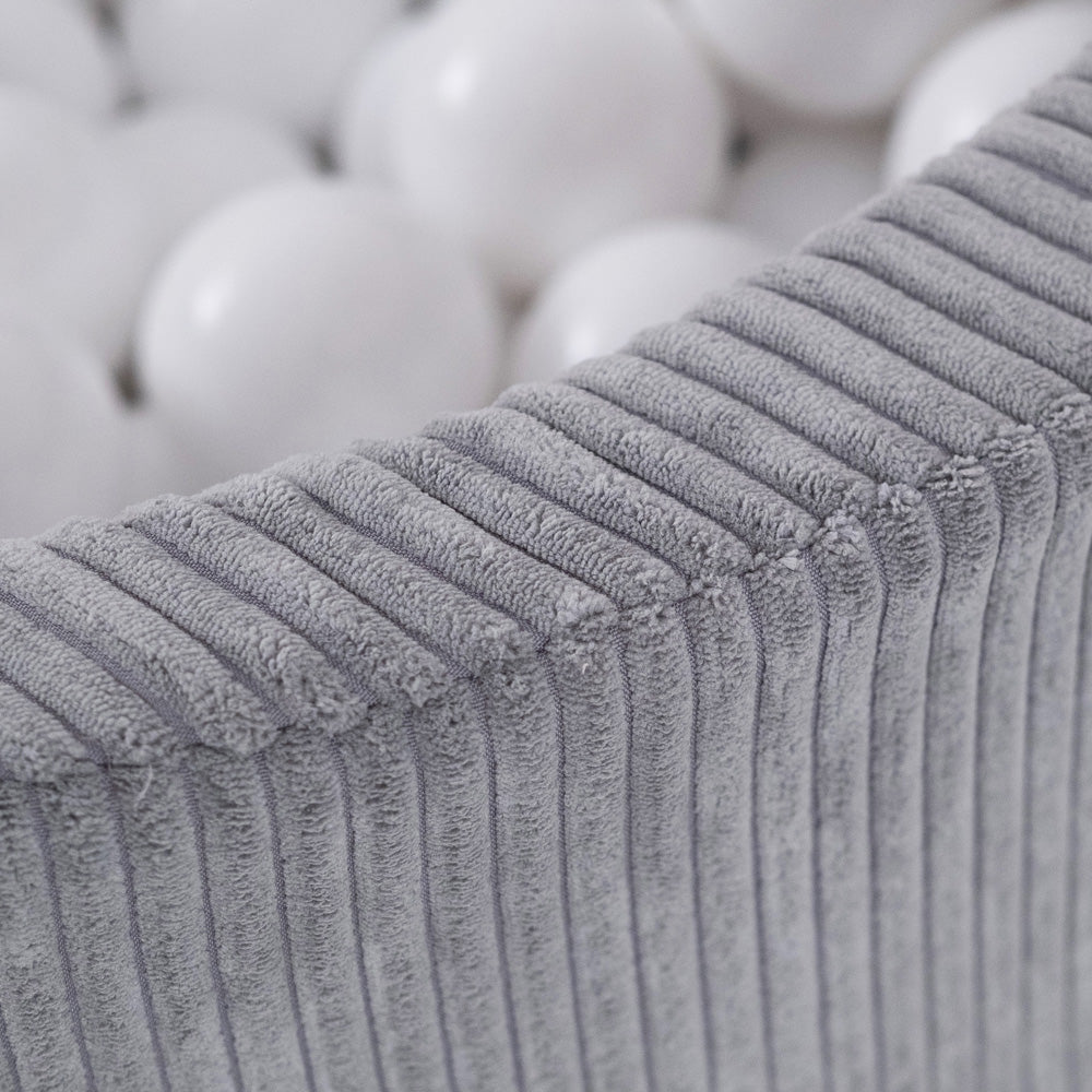 Kamuoliukų baseinas Plush Nest 90×30 cm, pilka, storas velvetas