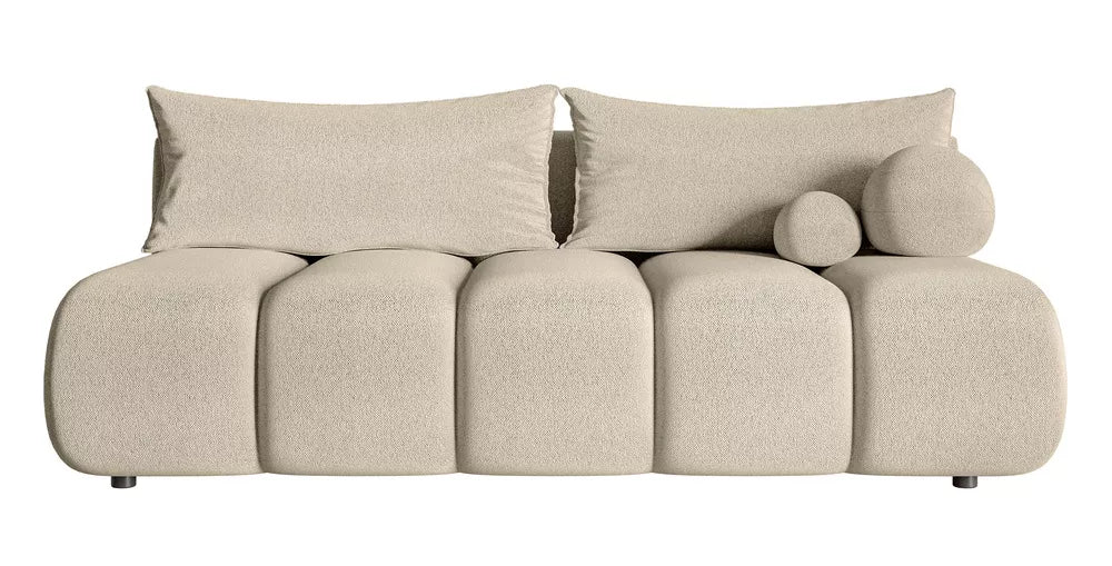 Trivietė sofa Dandelino Mini, šviesiai smėlinė