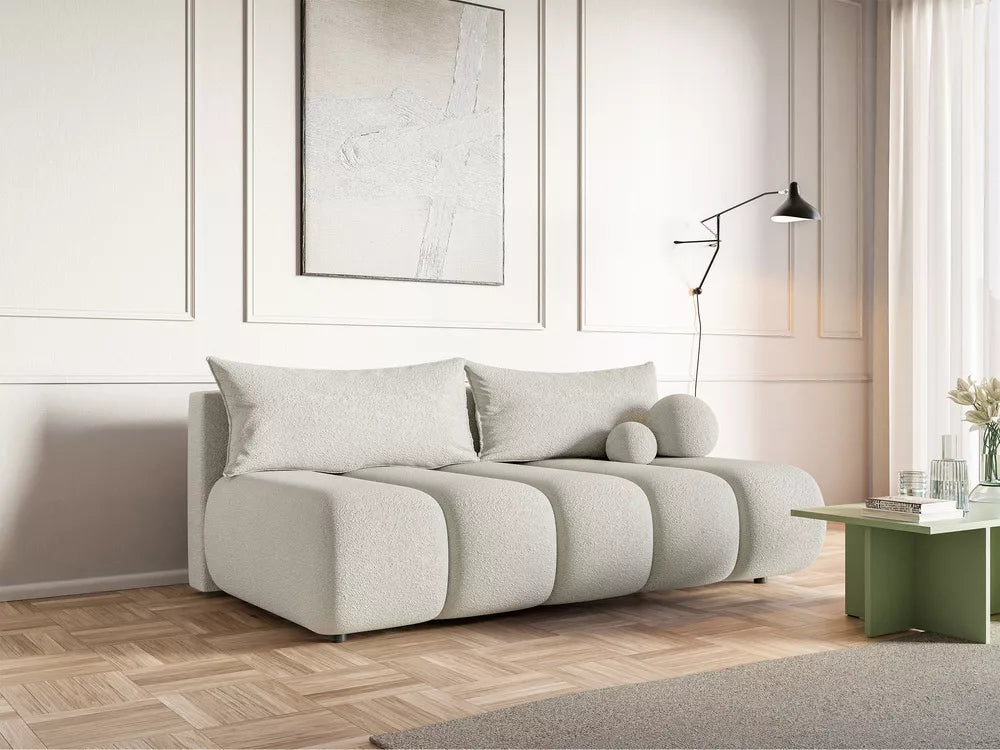 Trivietė sofa Dandelino Mini, šviesiai smėlinė