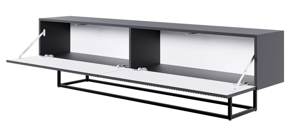 TV spintelė Veldio, juoda
