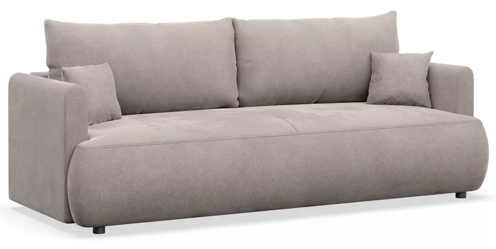 Trivietė sofa Ovo mini, pilka