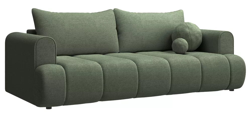 Trivietė sofa Dandelino, žalia