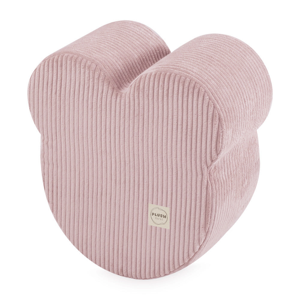 Pufas Meškiukas Plush Nest 46×25 cm, šviesiai rožinė, premium velvetas